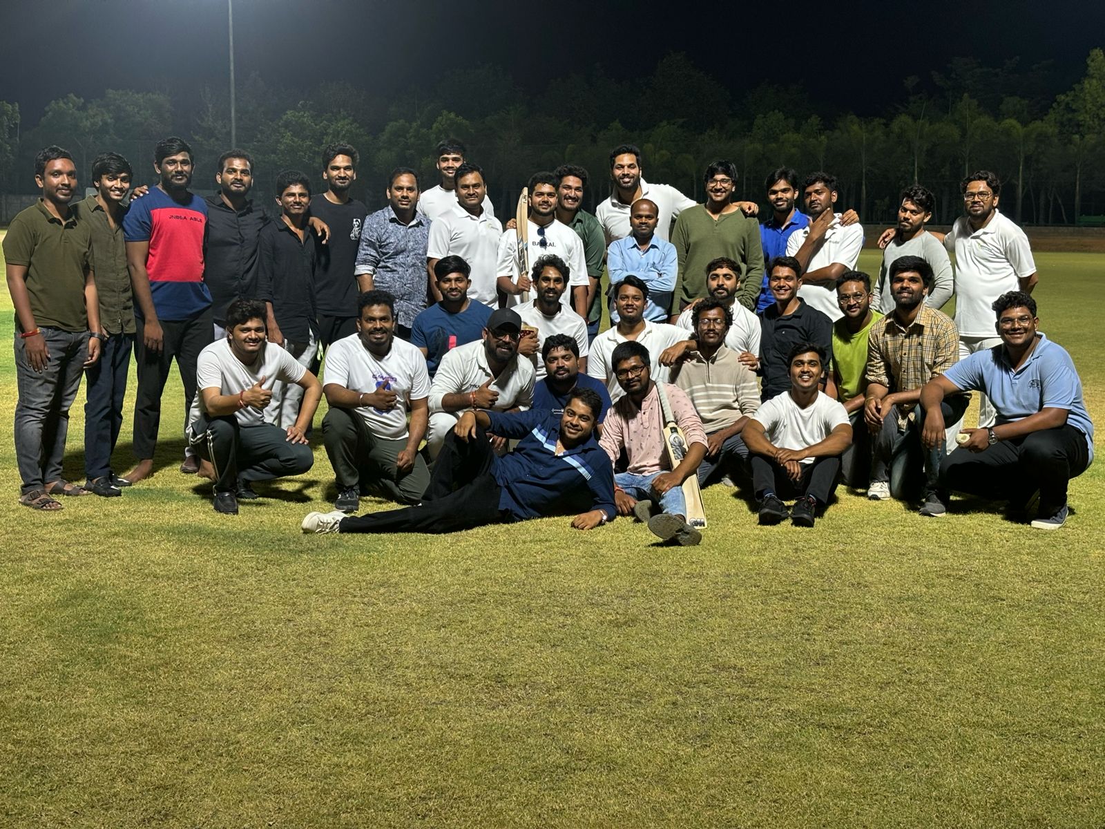 Team outing on the field
